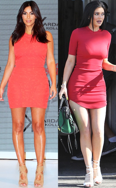 Kim Kardashian, Kylie Jenner, Look Alike Style